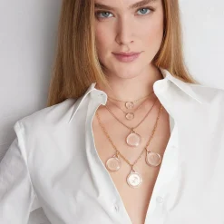 BELL 18K GOLD, DIAMOND u0026 ROCK CRYSTAL ZODIAC NECKLACE