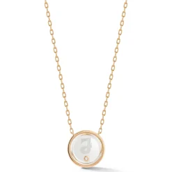 BELL 18K GOLD, DIAMOND u0026 ROCK CRYSTAL NECKLACE