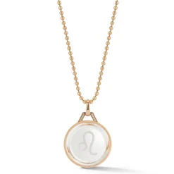 BELL 18K ROSE GOLD, DIAMOND u0026 ROCK CRYSTAL ZODIAC CHARM