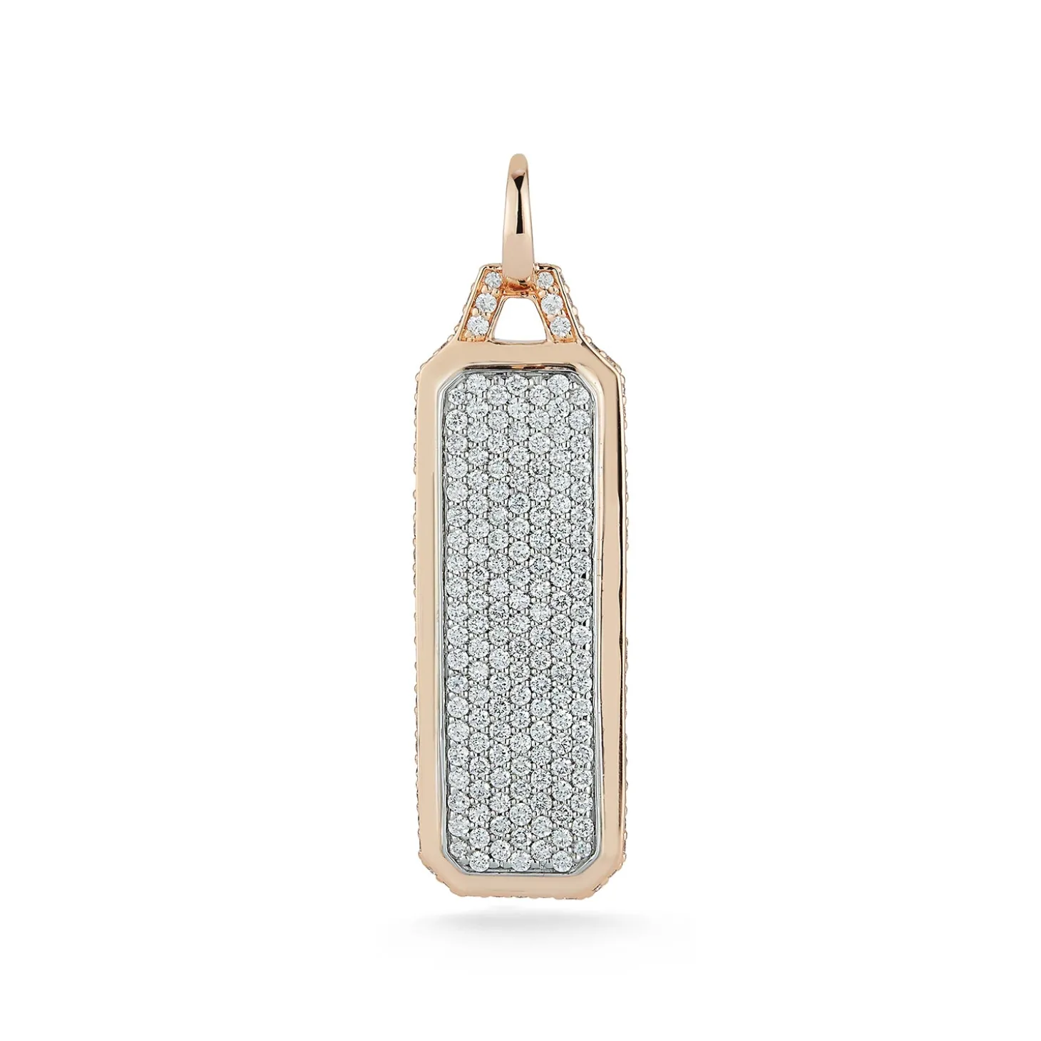 CARRINGTON 18K GOLD AND ALL DIAMOND ID TABLET