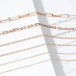 CHAIN 1 - 18K GOLD CHAIN LINK NECKLACE