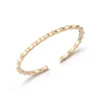 CII 18K GOLD SCALLOPED BRACELET