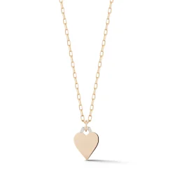 DORA 18K AND DIAMOND MINI HEART CHARM