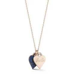 DORA 18K AND DIAMOND MINI HEART CHARM