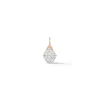 DORA 18K GOLD ALL DIAMOND MINI HEXAGON CHARM