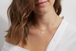 DORA 18K GOLD ALL DIAMOND PAVE MINI HEART CHARM