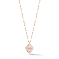 DORA 18K GOLD ALL DIAMOND PAVE MINI HEART CHARM