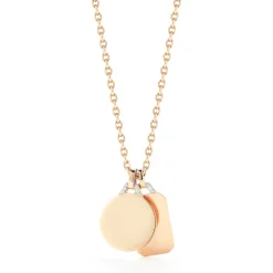 DORA 18K GOLD AND DIAMOND DISC CHARM