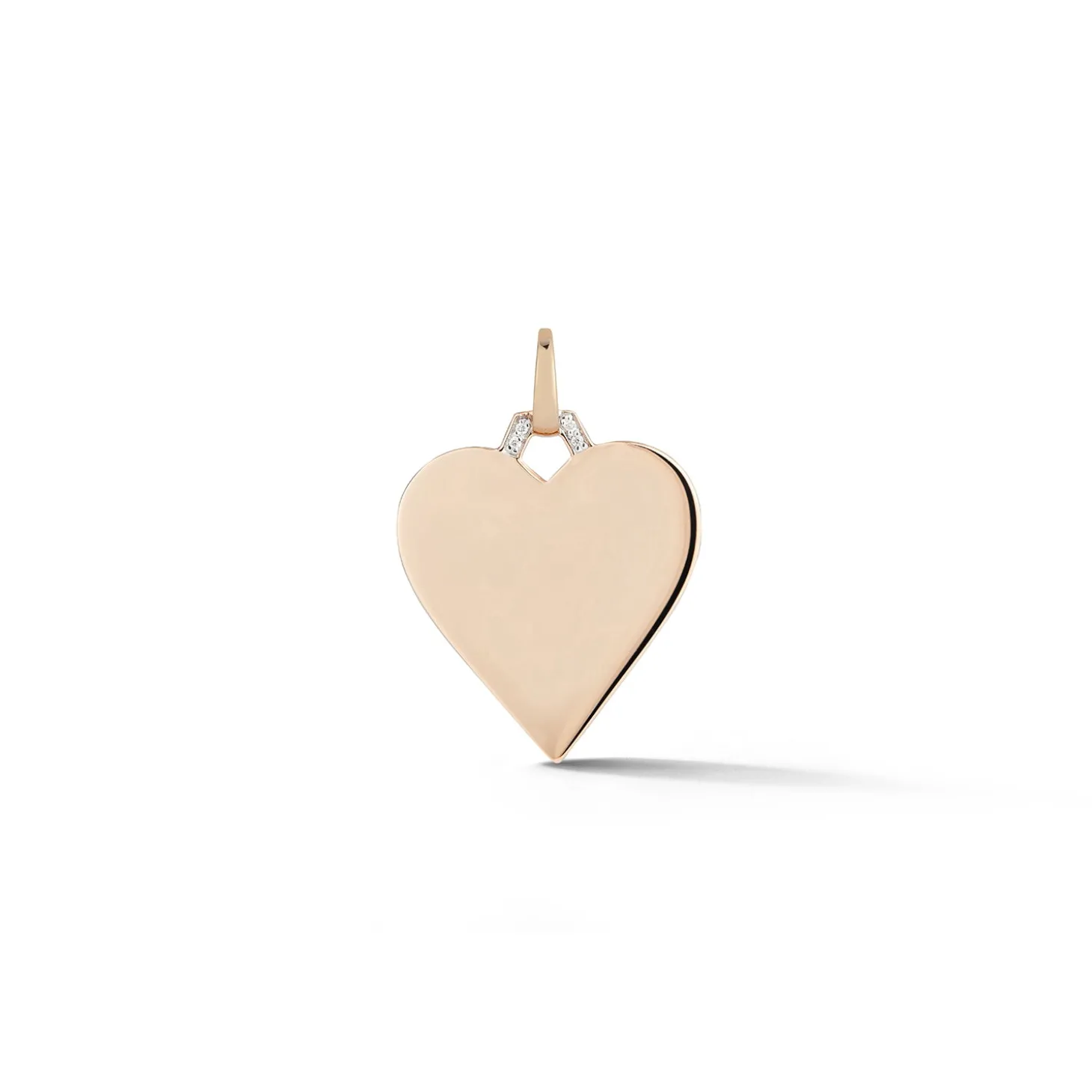 DORA 18K GOLD AND DIAMOND HEART CHARM