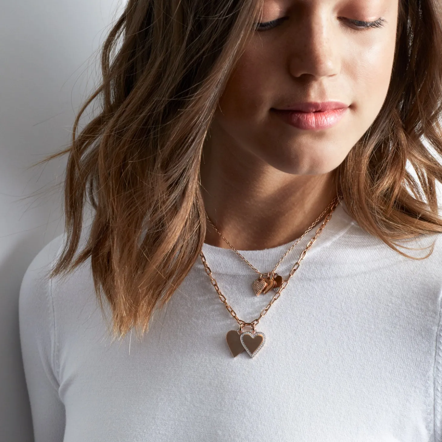 DORA 18K GOLD AND DIAMOND HEART CHARM
