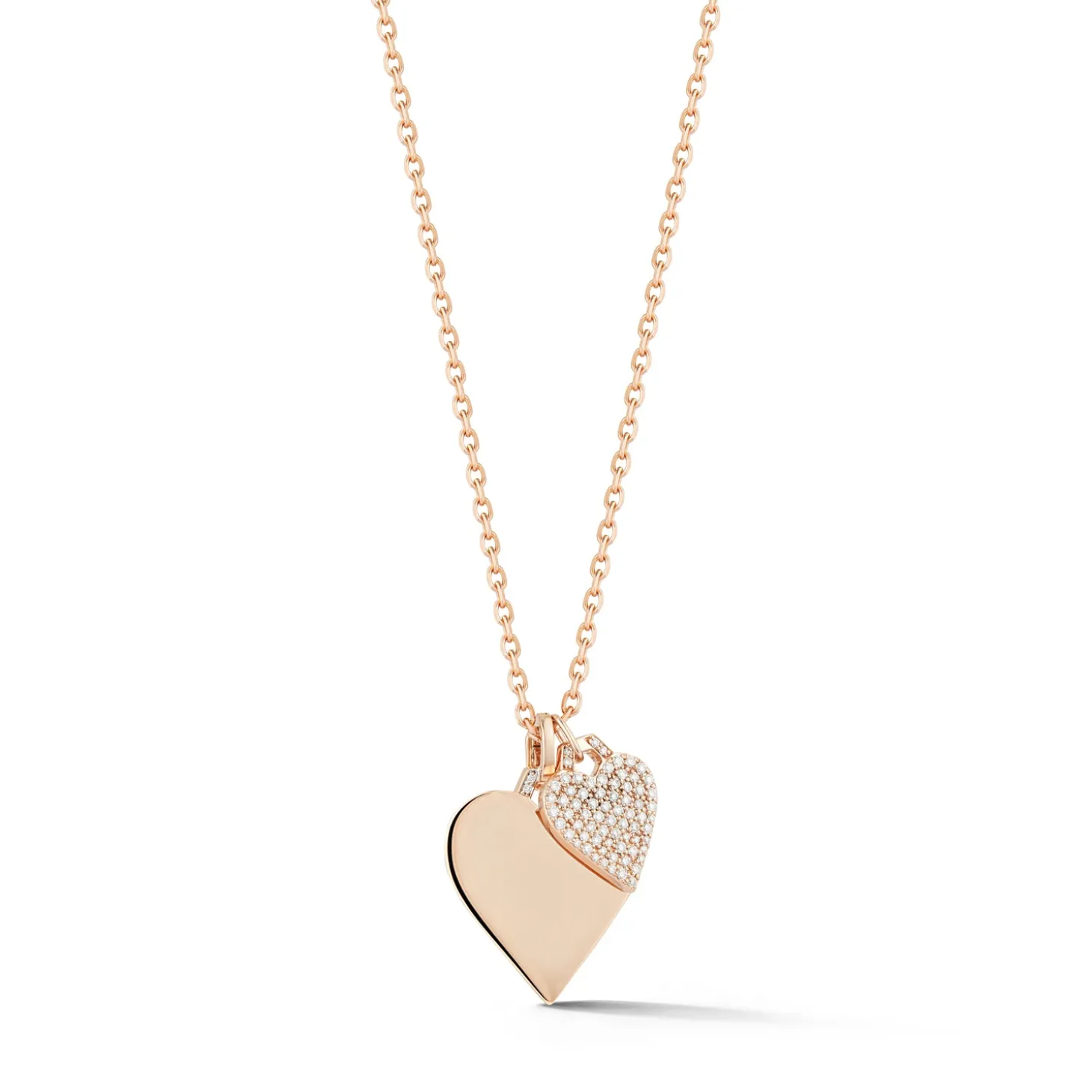 DORA 18K GOLD AND DIAMOND HEART CHARM
