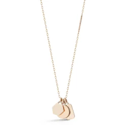 DORA 18K GOLD AND DIAMOND SMALL HEXAGON CHARM