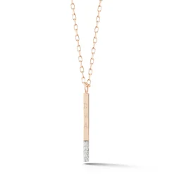 DORA 18K MINI DIAMOND BAR CHARM