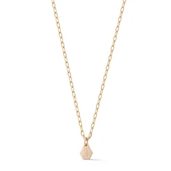 DORA 18K MINI HEXAGON CHARM