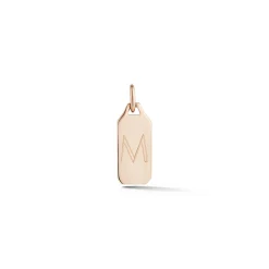 DORA 18K MINI RECTANGULAR TABLET CHARM
