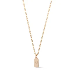 DORA 18K MINI RECTANGULAR TABLET CHARM