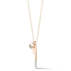DORA 18K MINI RECTANGULAR TABLET CHARM