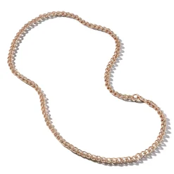 HUXLEY 18K GOLD COIL CHAIN NECKLACE