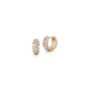 JULIAN 18K GOLD AND DIAMOND HUGGIES