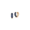 JULIAN 18K GOLD AND SAPPHIRE HUGGIES