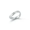 JULIAN PLATINUM AND DIAMOND WAVE RING