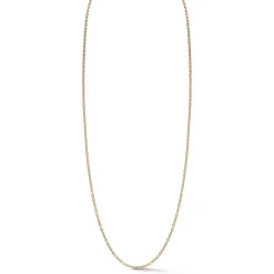 18K GOLD CABLE CHAIN NECKLACE