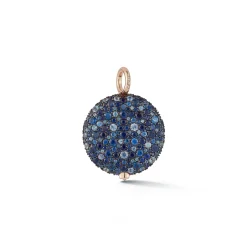 OC X WF 18K LARGE BLUE SAPPHIRE PEBBLE LOCKET