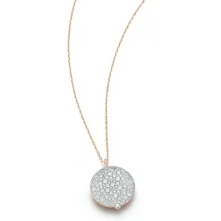 OC X WF 18K LARGE DIAMOND PEBBLE LOCKET