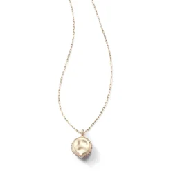 OC X WF 18K MEDIUM AMETHYST PEBBLE LOCKET
