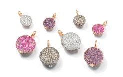 OC X WF 18K SMALL AMETHYST PEBBLE LOCKET