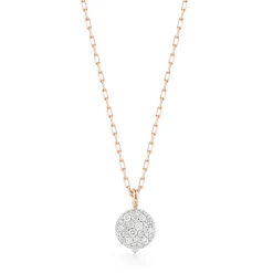 OC X WF 18K SMALL DIAMOND PEBBLE LOCKET