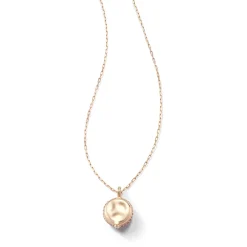 OC X WF 18K SMALL DIAMOND PEBBLE LOCKET