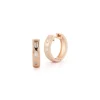 OTTOLINE 18K 3 BAGUETTE DIAMOND HUGGIE