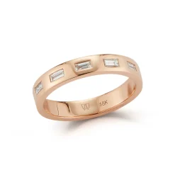 OTTOLINE 18K DIAMOND BAGUETTE RING