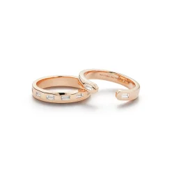 OTTOLINE 18K DIAMOND BAGUETTE RING