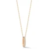 SAXON 18K GOLD ALL DIAMOND PAVE LINK NECKLACE
