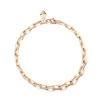 SAXON 18K GOLD CHAIN LINK CHARM BRACELET