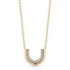 THOBY 18K GOLD AND DIAMOND LARGE TUBULAR NECKLACE