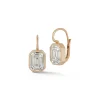 THOBY 18K GOLD AND DIAMOND ILLUSION SET EARRINGS