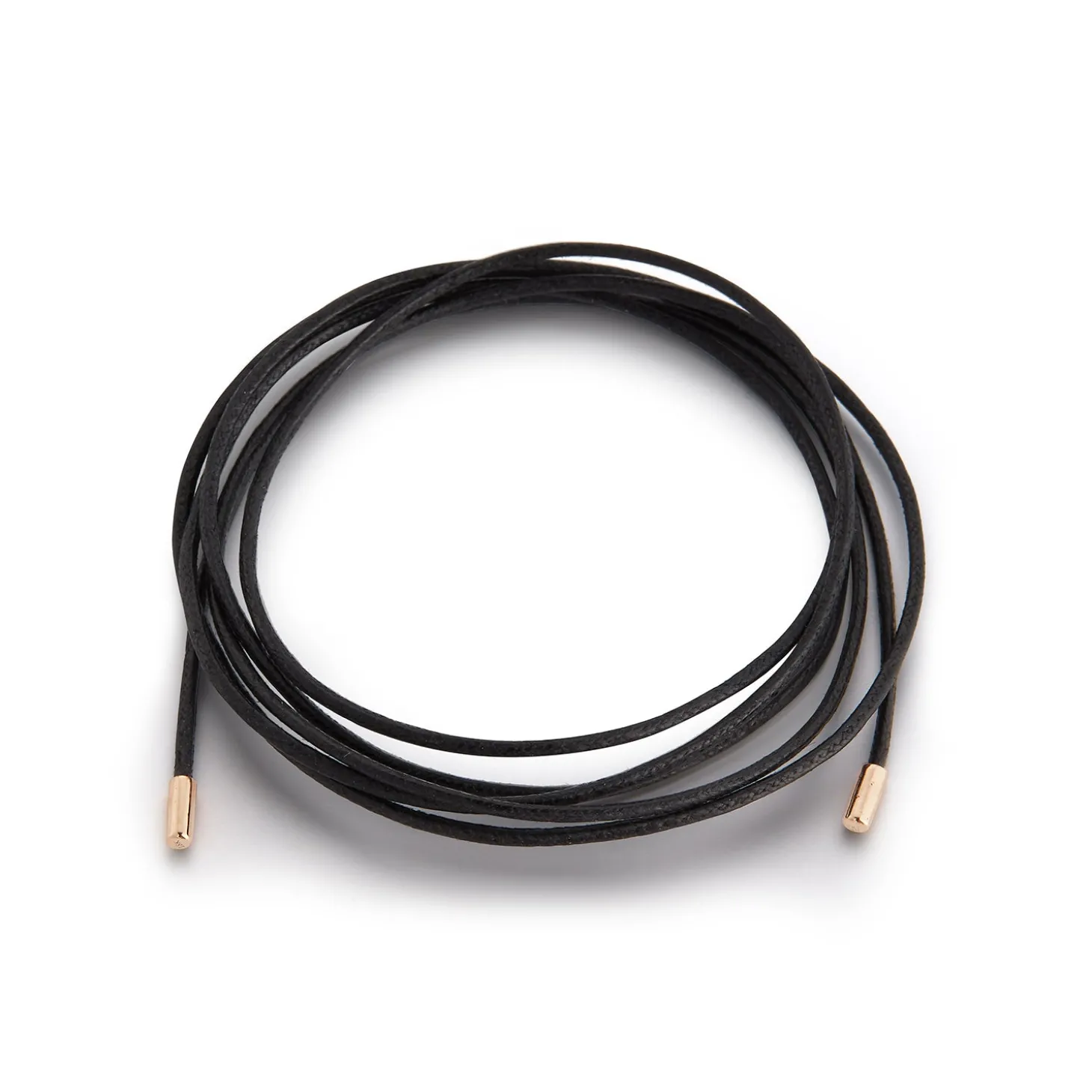 WAXED COTTON GREY, WHITE OR BLACK CORD WITH ROUND CAP