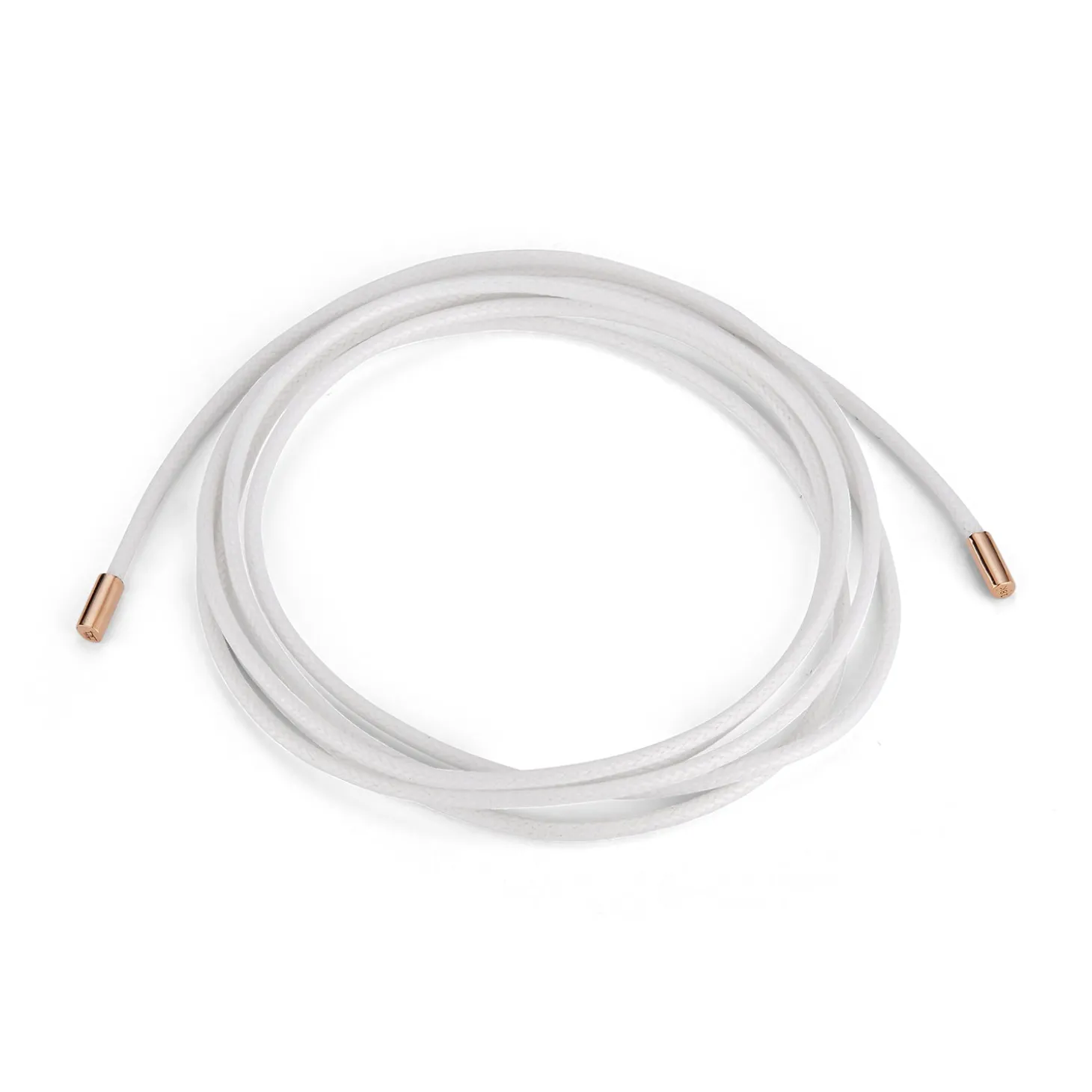 WAXED COTTON GREY, WHITE OR BLACK CORD WITH ROUND CAP