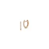 WF CLASSIC 18K DIAMOND SINGLE ROW HUGGIES