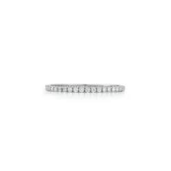 WF CLASSIC 18K GOLD AND DIAMOND ETERNITY BAND RING