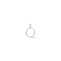 WOOLF 18K GOLD AND DIAMOND MINI INITIAL AND NUMBER CHARMS