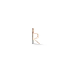 WOOLF 18K GOLD AND DIAMOND MINI INITIAL AND NUMBER CHARMS
