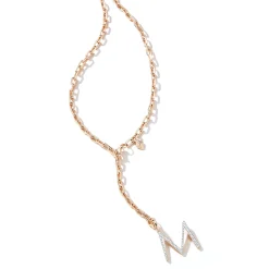 WOOLF 18K GOLD AND DIAMOND INITIAL AND NUMBER CHARMS