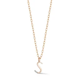 WOOLF 18K GOLD AND DIAMOND MINI INITIAL AND NUMBER CHARMS