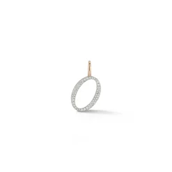 WOOLF 18K GOLD AND DIAMOND INITIAL AND NUMBER CHARMS