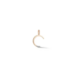 WOOLF 18K GOLD AND DIAMOND MINI INITIAL AND NUMBER CHARMS